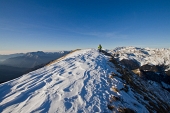 Salita invernale al MONTE CAVALLO dalla Val Terzera partendo dal Rif. Madonna delle nevi il 15 gennaio 2012 - FOTOGALLERY